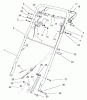 Toro 22038 - Lawnmower, 1997 (7900001-7999999) Ersatzteile HANDLE ASSEMBLY
