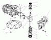 Toro 22038 - Rear Bagger Mower, 1998 (8900001-8999999) Ersatzteile CRANKSHAFT ASSEMBLY (MODEL NO. 47PT7-3)