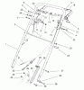 Toro 22038 - Rear Bagger Mower, 1998 (8900001-8999999) Ersatzteile HANDLE ASSEMBLY