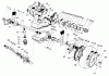 Toro 22040 - 21" Recycler Lawnmower, 1996 (6900001-6999999) Ersatzteile GEAR CASE ASSEMBLY