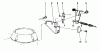 Toro 22040 - Lawnmower, 1992 (2000001-2999999) Ersatzteile BRAKE ASSEMBLY
