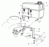 Toro 22040 - Lawnmower, 1992 (2000001-2999999) Ersatzteile GAS TANK ASSEMBLY