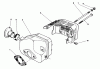 Toro 22040 - Lawnmower, 1992 (2000001-2999999) Ersatzteile MUFFLER ASSEMBLY (MODEL NO. 47PM1-3)