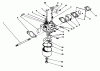 Toro 22040 - Lawnmower, 1993 (3900001-3999999) Ersatzteile CARBURETOR ASSEMBLY (MODEL NO. 47PN2-3)