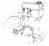 Toro 22040 - Lawnmower, 1993 (3900001-3999999) Ersatzteile GAS TANK ASSEMBLY