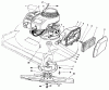Toro 22040 - Lawnmower, 1995 (5900001-5999999) Ersatzteile ENGINE ASSEMBLY