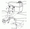 Toro 22040 - Lawnmower, 1995 (5900001-5999999) Ersatzteile GAS TANK ASSEMBLY