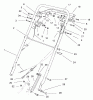 Toro 22040 - Lawnmower, 1997 (7900001-7999999) Ersatzteile HANDLE ASSEMBLY