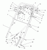 Toro 22040 - ProLine 21" Recycler II Lawnmower, 1998 (8900001-8999999) Ersatzteile HANDLE ASSEMBLY