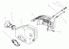 Toro 22040 - ProLine 21" Recycler II Lawnmower, 1998 (8900001-8999999) Ersatzteile MUFFLER ASSEMBLY (MODEL NO. 47PT7-3)