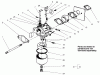 Toro 22040 - ProLine 21" Recycler II Lawnmower, 2002 (220000001-220999999) Ersatzteile CARBURETOR ASSEMBLY