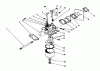 Toro 22580 - Lawnmower, 1991 (1000001-1999999) Ersatzteile CARBURETOR ASSEMBLY (MODEL NO. 47PL0-3)