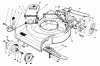Toro 22580 - Lawnmower, 1991 (1000001-1999999) Ersatzteile HOUSING ASSEMBLY
