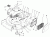 Toro 22042 - Lawnmower, 1991 (1000001-1999999) Ersatzteile ENGINE ASSEMBLY