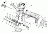 Toro 22042 - Lawnmower, 1991 (1000001-1999999) Ersatzteile GEAR CASE ASSEMBLY