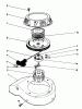 Toro 22042 - Lawnmower, 1991 (1000001-1999999) Ersatzteile RECOIL ASSEMBLY (MODEL NO. 47PL0-3)