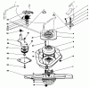 Toro 22043 - Lawnmower, 1992 (2000001-2999999) Ersatzteile BLADE BRAKE CLUTCH ASSEMBLY
