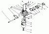 Toro 22043 - Lawnmower, 1992 (2000001-2999999) Ersatzteile CARBURETOR ASSEMBLY (MODEL NO. 47PM1-7)