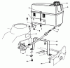 Toro 22043 - Lawnmower, 1992 (2000001-2999999) Ersatzteile GAS TANK ASSEMBLY
