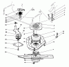 Toro 22043 - Lawnmower, 1993 (3900965-3999999) Ersatzteile BLADE BRAKE CLUTCH ASSEMBLY