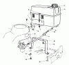 Toro 22043 - Lawnmower, 1993 (3900965-3999999) Ersatzteile GAS TANK ASSEMBLY