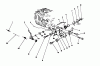 Toro 22043 - Lawnmower, 1993 (3900965-3999999) Ersatzteile GOVERNOR ASSEMBLY (MODEL NO. 47PN2-7)