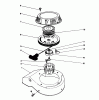 Toro 22043 - Lawnmower, 1993 (3900965-3999999) Ersatzteile RECOIL ASSEMBLY (MODEL NO. 47PN2-7)