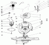 Toro 22043 - Lawnmower, 1995 (5900001-5999999) Ersatzteile BLADE BRAKE CLUTCH ASSEMBLY