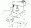 Toro 22043 - Lawnmower, 1995 (5900001-5999999) Ersatzteile GAS TANK ASSEMBLY