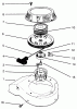 Toro 22043 - Lawnmower, 1995 (5900001-5999999) Ersatzteile RECOIL ASSEMBLY (MODEL NO. 47PR4-7)
