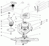 Toro 22043 - Lawnmower, 1997 (7900001-7999999) Ersatzteile BLADE BRAKE CLUTCH ASSEMBLY