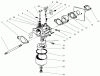 Toro 22043 - Lawnmower, 1997 (7900001-7999999) Ersatzteile CARBURETOR ASSEMBLY (MODEL NO. 47PS5-3)(SERIAL NO. 6900001-7901902)(MODEL NO. 47PT7-3)(SERIAL NO. 7901903 & UP)