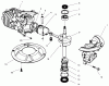 Toro 22043 - Lawnmower, 1997 (7900001-7999999) Ersatzteile CRANKSHAFT ASSEMBLY (MODEL NO. 47PS5-3)(SERIAL NO. 6900001-7901902)(MODEL NO. 47PT7-3)(SERIAL NO. 7901903 & UP)