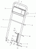 Toro 22043 - Lawnmower, 1997 (7900001-7999999) Ersatzteile HANDLE ASSEMBLY