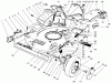 Toro 22043 - Lawnmower, 1997 (7900001-7999999) Ersatzteile HOUSING ASSEMBLY