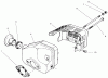 Toro 22043 - Lawnmower, 1997 (7900001-7999999) Ersatzteile MUFFLER ASSEMBLY (MODEL NO. 47PS5-3)(SERIAL NO. 6900001-7901902)(MODEL NO. 47PT7-3)(SERIAL NO. 7901903 & UP)