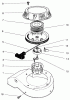 Toro 22043 - Lawnmower, 1997 (7900001-7999999) Ersatzteile RECOIL ASSEMBLY (MODEL NO. 47PS5-3)(SERIAL NO. 6900001-7901902)(MODEL NO. 47PT7-3)(SERIAL NO. 7901903 & UP)