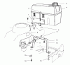 Toro 22043 - Recycler Mower, 1998 (8900001-8999999) Ersatzteile GAS TANK ASSEMBLY