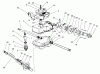 Toro 22043 - Recycler Mower, 2000 (200000001-200999999) Ersatzteile GEAR CASE ASSEMBLY