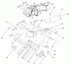 Toro 22043 - Recycler Mower, 2000 (200000001-200999999) Ersatzteile HOUSING ASSEMBLY