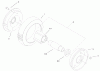 Toro 22043 - Recycler Mower, 2000 (200000001-200999999) Ersatzteile REAR WHEEL & TIRE ASSEMBLY