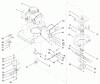 Toro 22043 - Recycler Mower, 2001 (210000001-210999999) Ersatzteile BLADE BRAKE CLUTCH ASSEMBLY