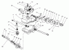 Toro 22043 - Recycler Mower, 2001 (210000001-210999999) Ersatzteile GEAR CASE ASSEMBLY NO. 74-1861