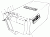 Toro 22043 - Recycler Mower, 2001 (210000001-210999999) Ersatzteile GRASS BAG ASSEMBLY NO. 99-2535