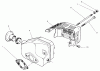 Toro 22043 - Recycler Mower, 2001 (210000001-210999999) Ersatzteile MUFFLER ASSEMBLY