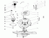 Toro 22044BC - Lawnmower, 1995 (5900001-5999999) Ersatzteile BLADE BRAKE CLUTCH ASSEMBLY