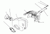 Toro 22044BC - Lawnmower, 1995 (5900001-5999999) Ersatzteile MUFFLER ASSEMBLY (MODEL NO. 47PR4-7)