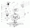 Toro 22045 - Recycler Mower, 1997 (7900001-7999999) Ersatzteile BLADE BRAKE CLUTCH ASSEMBLY