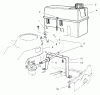 Toro 22045 - Recycler Mower, 1997 (7900001-7999999) Ersatzteile GAS TANK ASSEMBLY