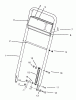 Toro 22045 - Recycler Mower, 1997 (7900001-7999999) Ersatzteile HANDLE ASSEMBLY